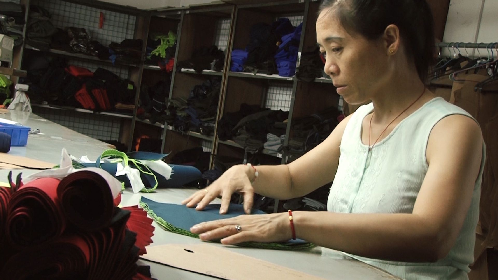 Bekleidungs-Produktion in Asien