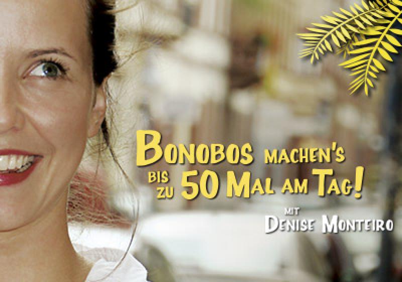 Bonobos machen's bis zu 50 Mal am Tag!