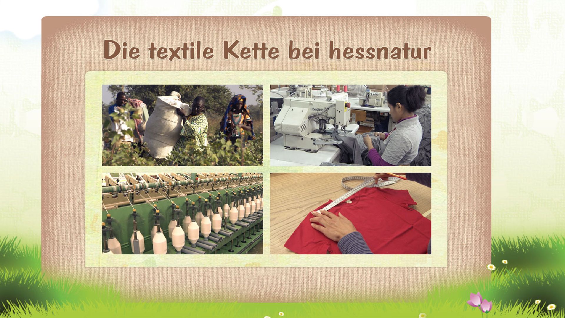 Die textile Kette bei hessnatur